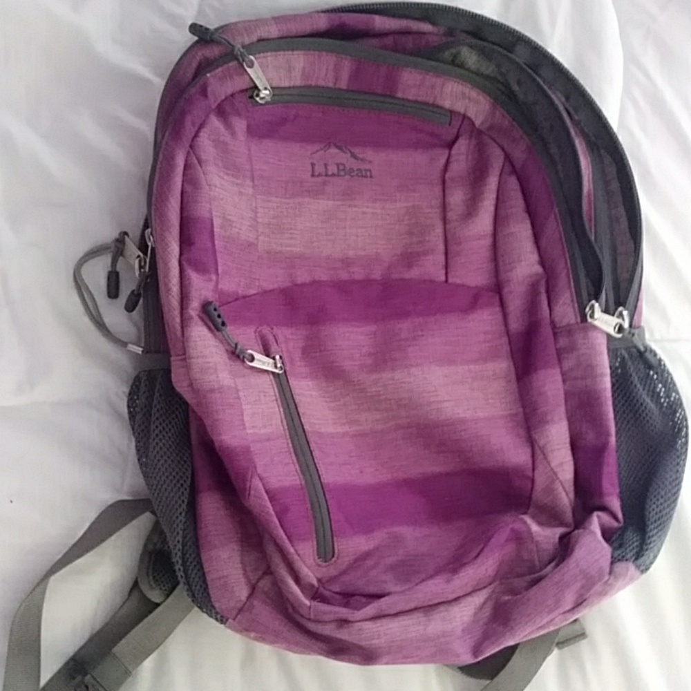 L.L. Bean Purple Backpack